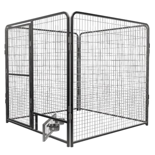 Amazon.com: Basic Dog Kennel Pro (Galvanized) Family (6' X 6' Pro